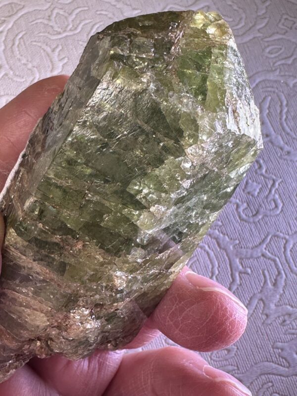 Apatite in Hand Apatite in Hand