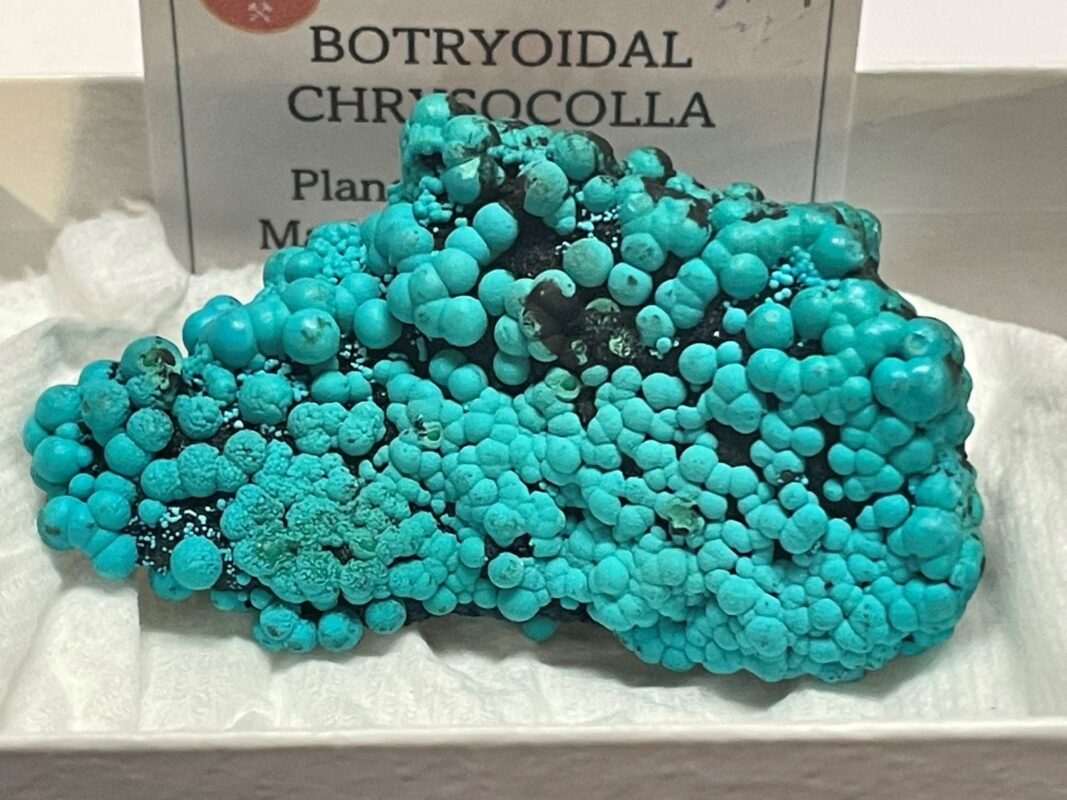 Botryoidal Chrysocolla for Sale at Tucson 2024 Botryoidal Chrysocolla for Sale at Tucson 2024