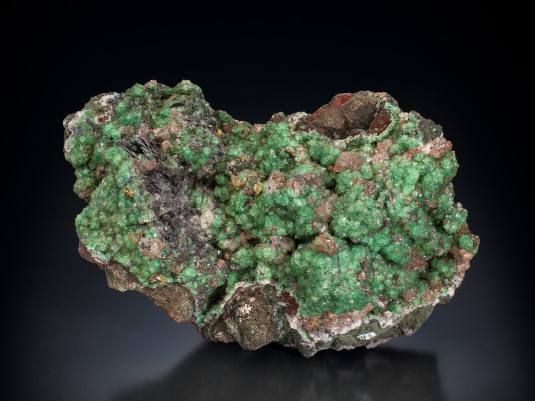 Fluorite-chalcopyrite-Faraday-Mine-Bancroft-On ~25 cm wide Fluorite-chalcopyrite-Faraday-Mine-Bancroft-On
