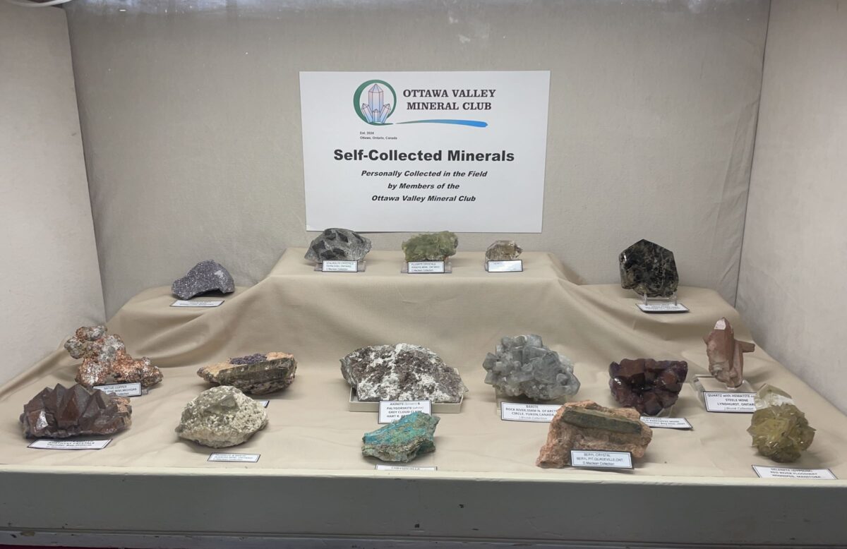 OVMC Display at the 2024 OLMC Mineral Show OVMC Display at the 2024 OLMC Mineral Show
