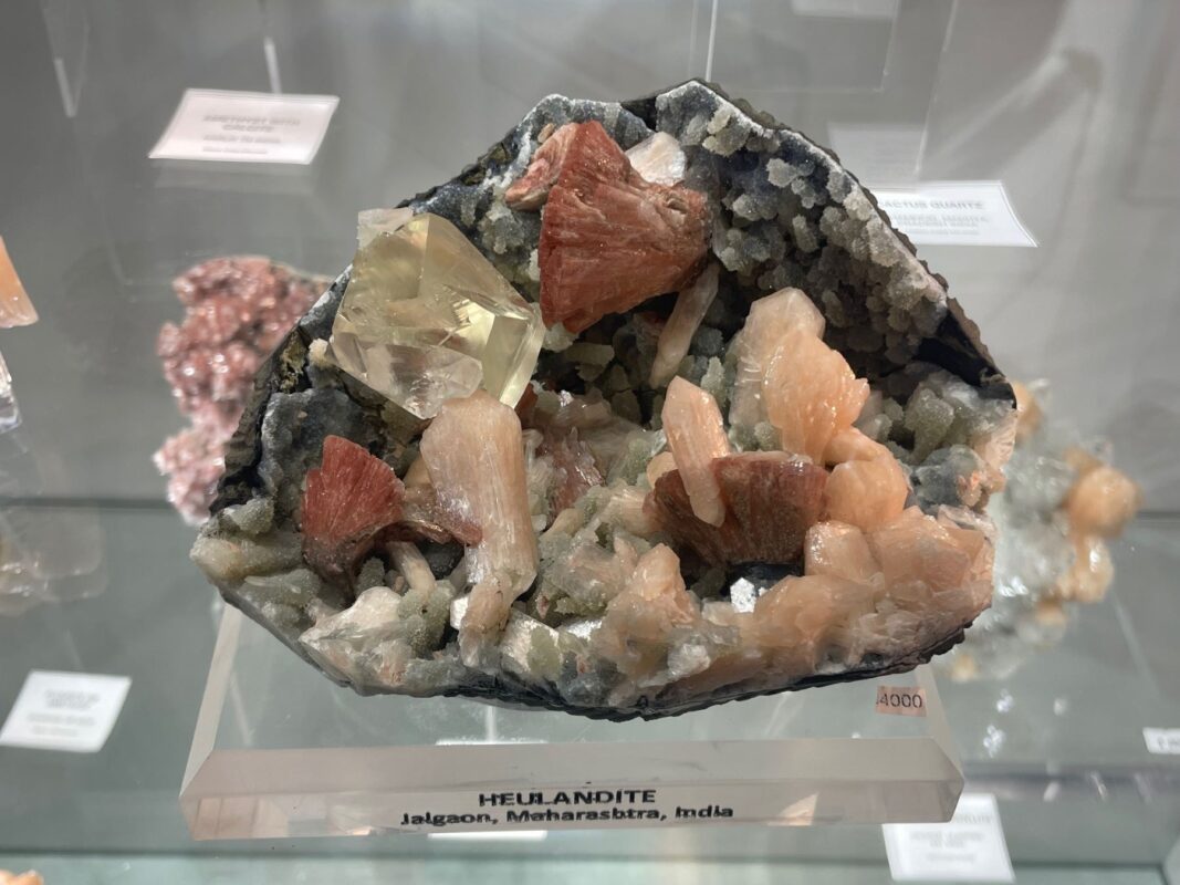 A wonderful combo piece of Indian zeolites at Matrix India’s buidling
