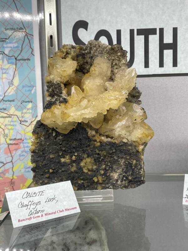 Calcite Chaffeys Lock ON Bancroft museum