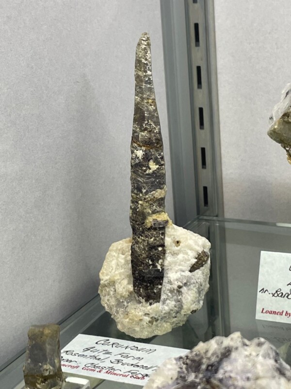 Corundum Spindle Gutz Farm Brudenell Township ON Bancroft Museum